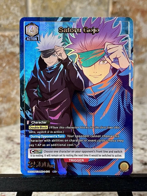 UNION ARENA JUJUTSU Kaisen TCG ~ Saturo Gojo Full Art (UE03BT/JJK-1-011 ...