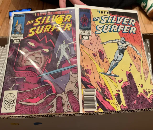 Silver Surfer 1-2 Complete Set Run! ~ VG to NM ~ 1988 Marvel Comics
