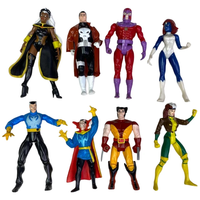 Marvel Toy Biz 5" Action Figure Lot of 8 Storm Punisher Dr. Strange Wolverine