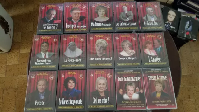 13 DVD Le Meilleur du Théatre de Boulevard+2G rand Succes du Théatre Neufs