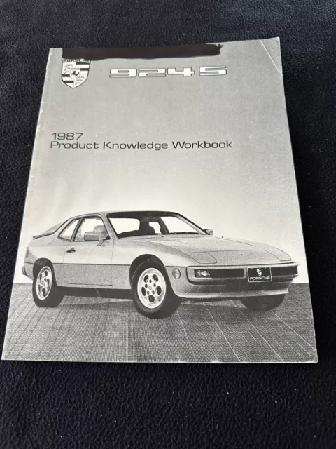 1987 Porsche 924S DEALER only Catalog US Product Knowledge 924 S Sales Brochure