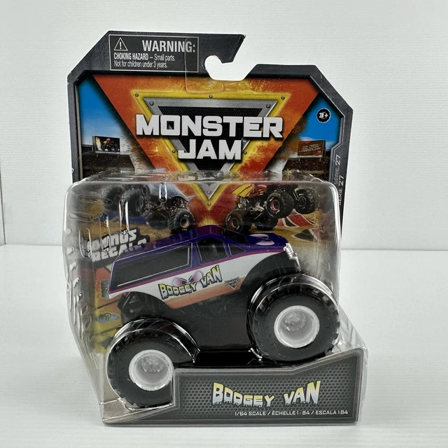 MONSTER JAM BOOGEY Van Spinmaster 2022 Series 27 Brand New Tracked ...
