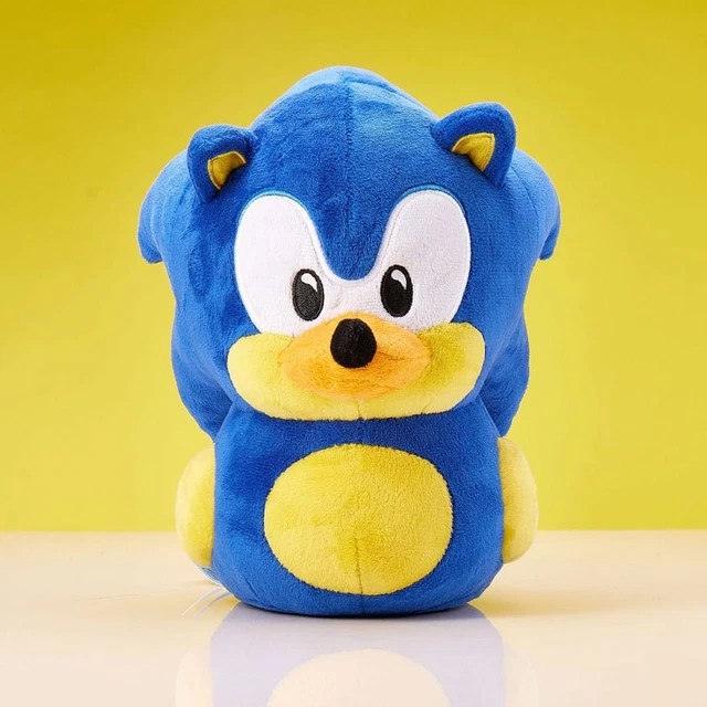 SEGA Peluche Sonic The Hedgehog – 28 Cm, Version Classique Bleue, 100% Originale Sega, Velours Doux, Cadeau Pour Fans