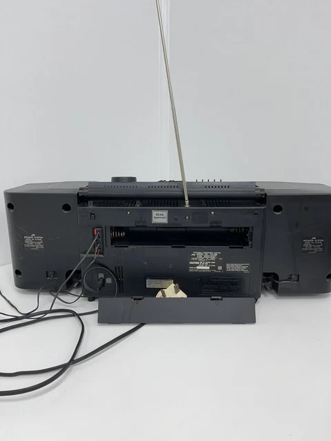 JVC PC-V88 PORTABLE Component System Boombox 3D Hyper Bass Ghetto ...