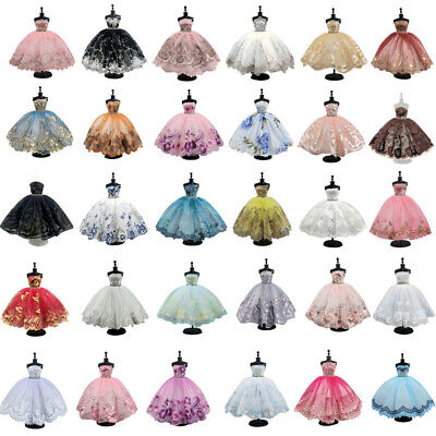 Elegant Ballet Dress For 11.5" Doll Clothes Outfits Party Gown Tutu Dresses 1/6