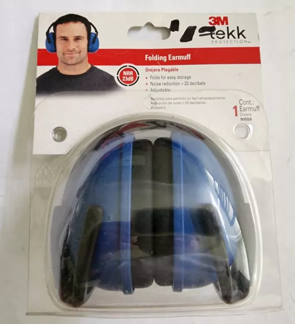 3M FOLDING Earmuff  Ear Protection 23dB Rated: OEM #90559 : NEW