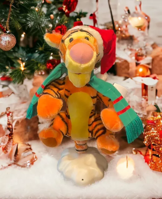 TELCO Talking Bouncing TIGGER 22" Animated Christmas Motion-ette Disney Pooh