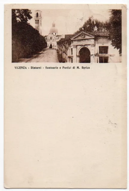 Cartolina - 1923 Vicenza (Dintorni) Santuario E Portici Di M. Berico 6448