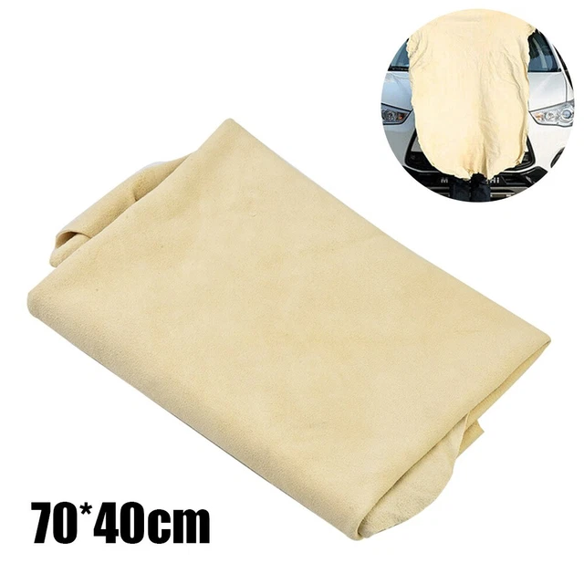 Chamois Synthétique PVA Vert Pour Lavage Auto - Taille 64x43cm, Absorbe 8x Son Poids, Sans Rayures, Réutilisable 100 Fois - 10