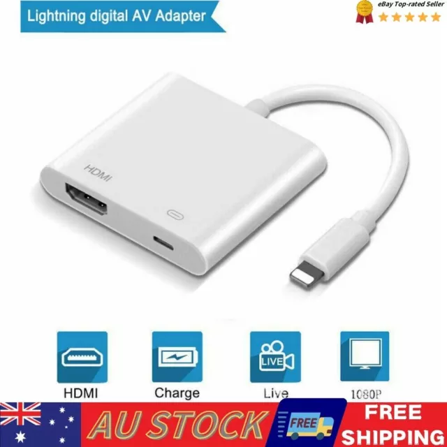 Lightning To HDMI Digital TV AV Adapter 1080P HDMI Cable For Apple IPad IPhone