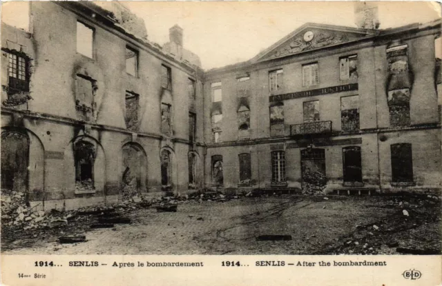 CPA AK Military - Senlis - After the Bombing (698175)