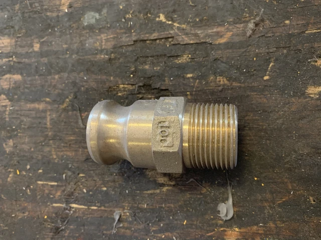 brass camlock F (adap x MP), 1"