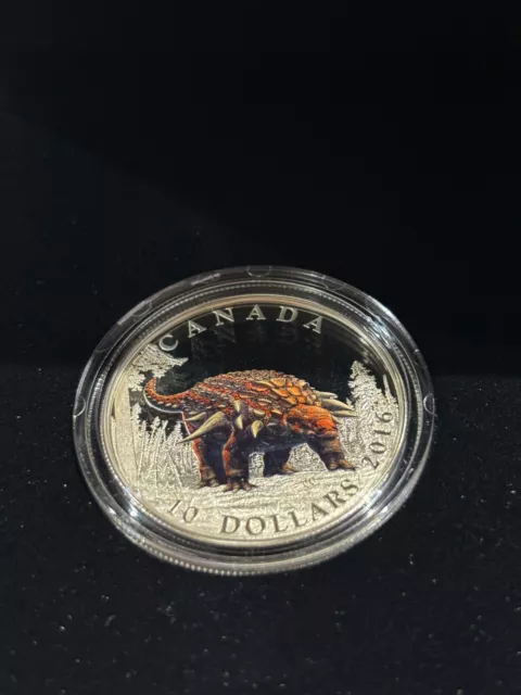 2016 Canada $10 Fine Silver Coin - Day of The Dinosaurs - 3 Coin Set 3