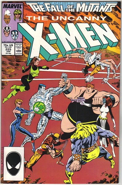 The Uncanny X-Men Comic Book #225 Marvel Comics 1988 VERY HIGH GRADE UNREAD NEW