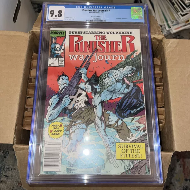 Punisher War Journal 7 - CGC 9.8 - Newsstand ID