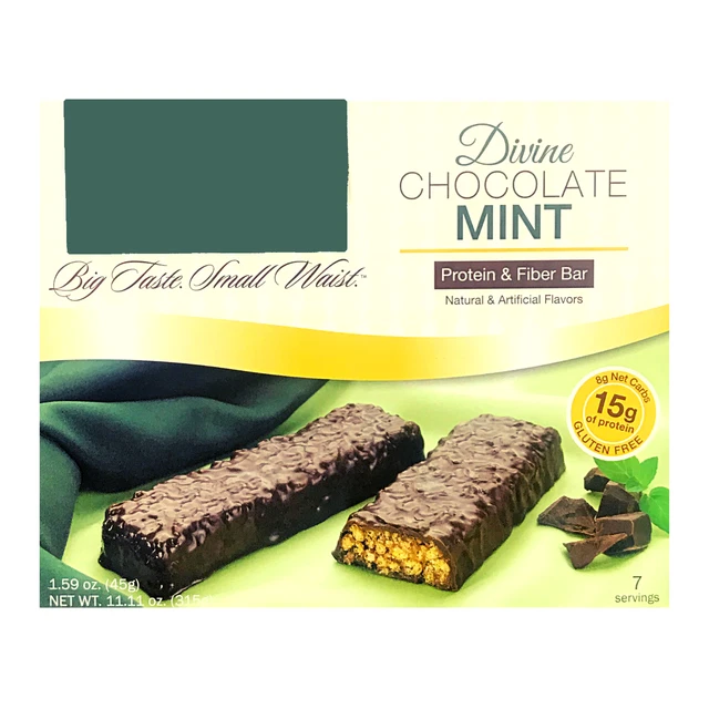 Barra de barra de chocolate divino saludable y sabio ideal compatible con proteínas