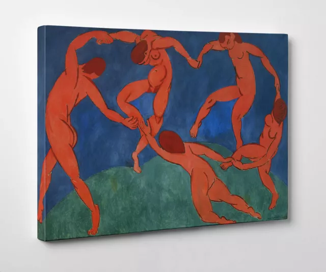 🎨Quadro Matisse La Danza Stampa di Pregio su Tela Cotone Vernice Pennellate