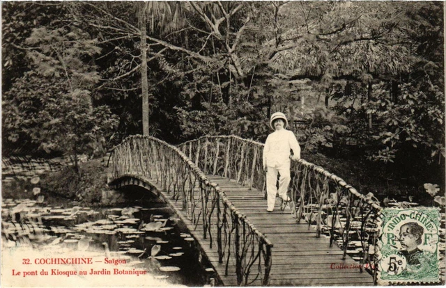 CPA AK VIETNAM - Cochinchine - Saigon - Le pont du Kiosque (94869)