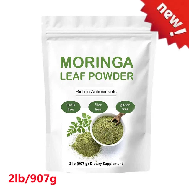 ORGANIC MORINGA LEAF Health Powder (Natural Multi Vitamin, Superfood ...