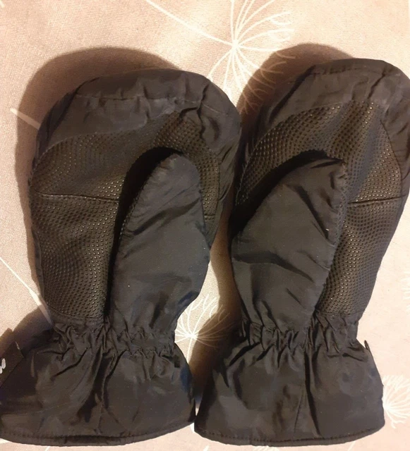 Kinder schwarze Skihandschuhe Alter 5-6 Wed'ze Zehnkampf