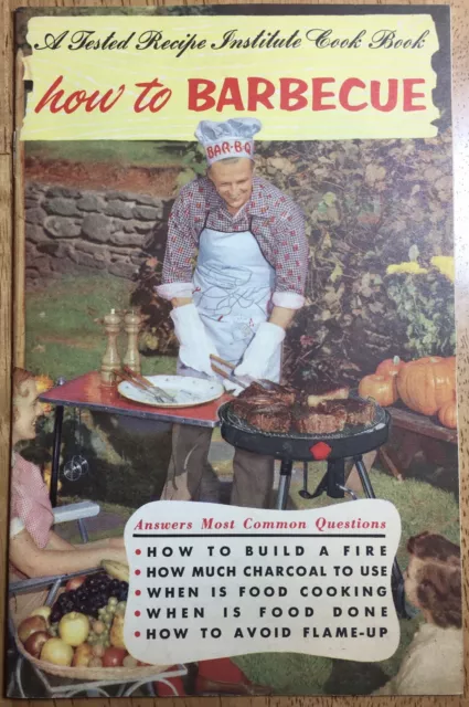 How to Barbecue Western Electric Booklet, Vintage American Ephemera