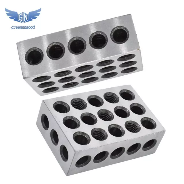 5 Matched Pairs Ultra Precision 1-2-3 Blocks 23 Holes .0002" Machinist 123 3