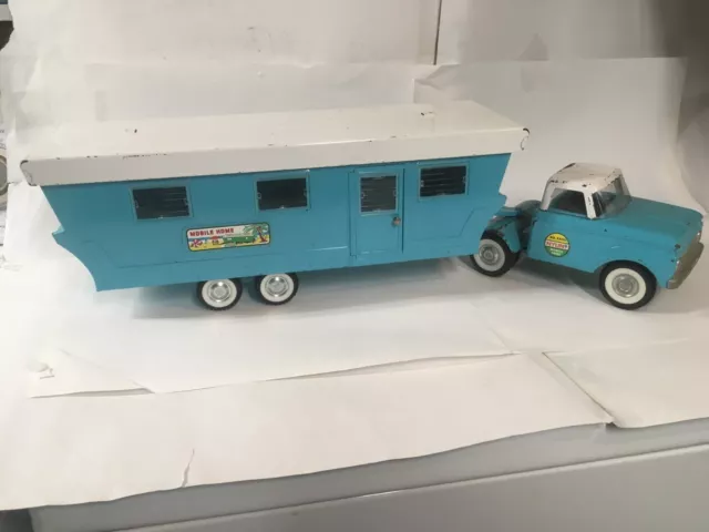 Nylint Mobile Home House Trailer Tonka  Structo  Smith Miller Style