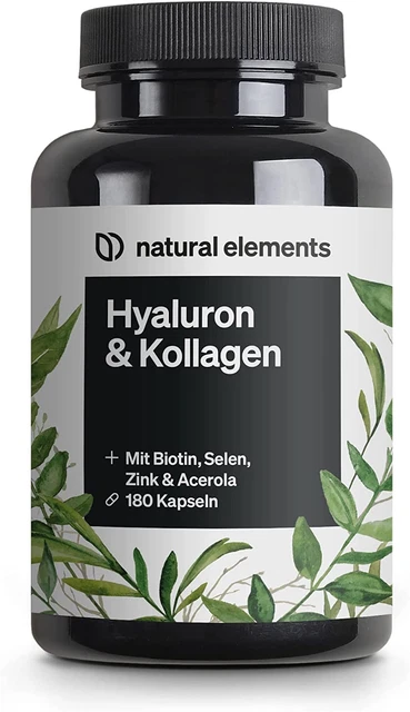 Hyaluronsäure Kollagen Komplex angereichert mit Biotin Selen Zink Vitamin C