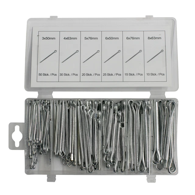 150-teiliges Sortiment an Gewindemuttern M3 / M4 / M5 / M6 / M8 / M10