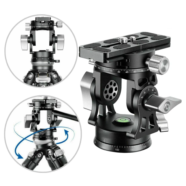 Leofoto VH-30R two-way head Monopod 2-way Panoramic Long Lens Head  ws