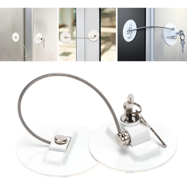 Limite blocco porta  frigorifero  Finestra sicurezza per bambini con chiave IT