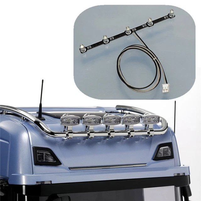 Projecteur LED Pour Toit De Camion RC TAMIYA Scania 770S 1/14 - Éclairage Réaliste