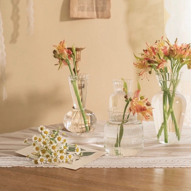 nordico Bottiglia per piante Vasi di vetro Vaso di fiori Vaso da tavolo