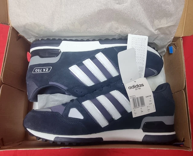 Neu & OVP: ZX 750 - Adidas - dark navy - Größe 12 / 46,5 - Rarität