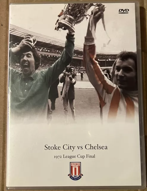 League Cup Final: 1972 - Stoke City Vs Chelsea DVD cert E Football Sport VGC