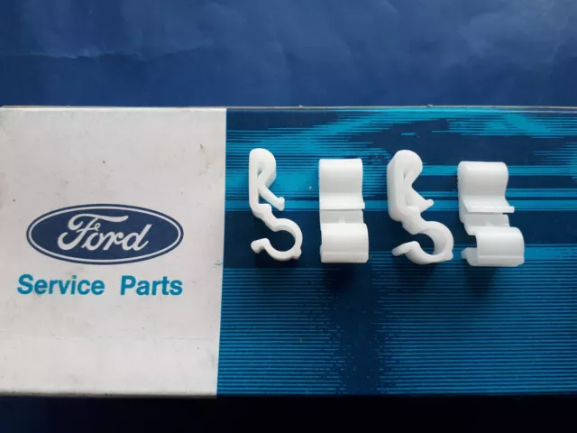 New genuine Ford Escort MK4 washer pipe clips - 4 no - RS xr3i hose