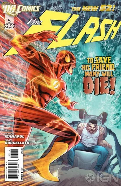 Flash Vol. 4 #5 A DC Comics NM Stock Image Francis Manapul, Brian Buccellato  Mo