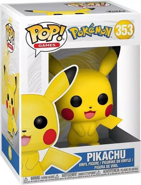 Pokemon Pikachu Funko Pop! Vinyl Season One Brand New #353 Collectible