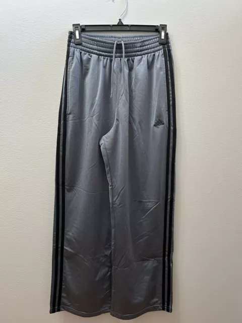 Adidas Men's Gray & Black Essential 3-Stripe Active Training Pants Size Small