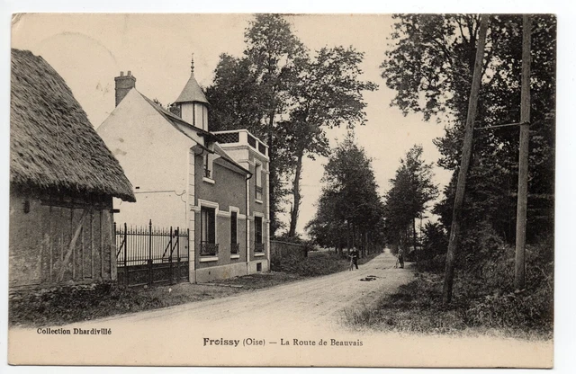 FROISSY oise CPA 60 La sortie du village route de Beauvais