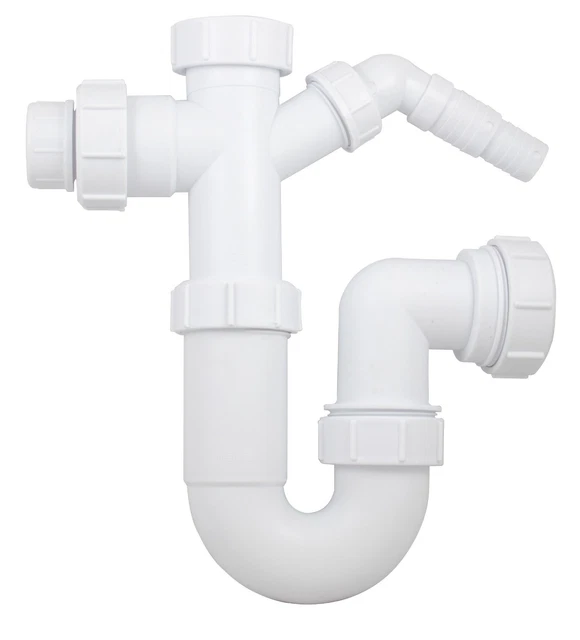 SINGLE BOWL KITCHEN Sink Plumbing Kit with Appliance Connection 340710