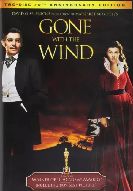 Gone With the Wind DVD 70th Anniversary Edition 2-Disc **NEW/SEALED** FREE SHIP