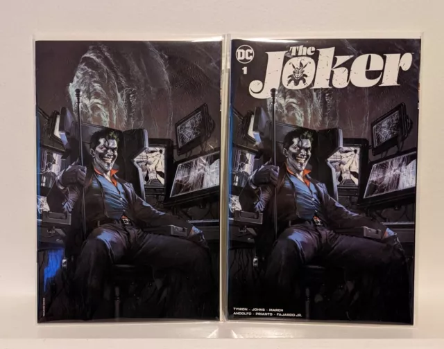 The Joker Issue #1 Gabriel Dell'Otto Trade & Virgin Variant Set DC Comics Batman