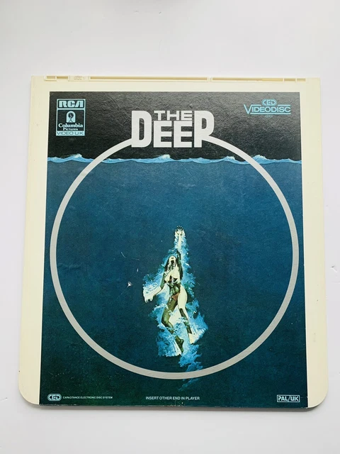 1983 The Deep Nick Nolte Jaqueline Basset Columbia Pictures CED Videodisc PAL/UK