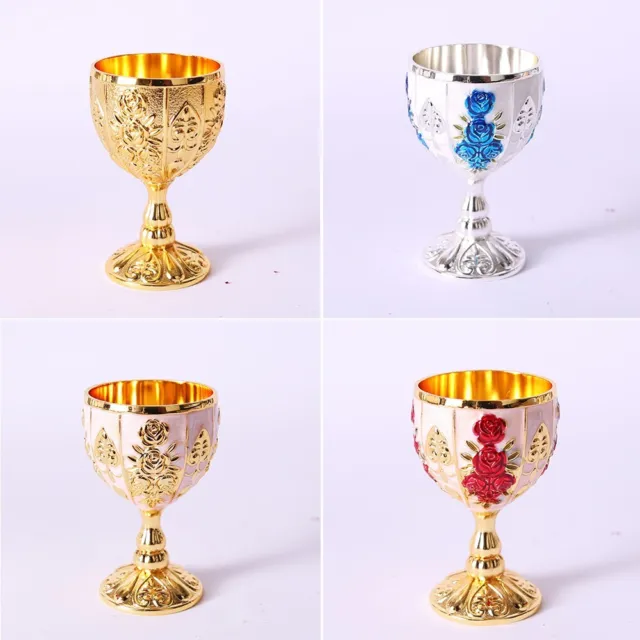European Style Wine Cup Creative Drinkware Gold Handmade Ornament Retro