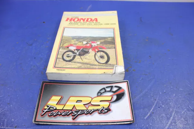 Clymer Honda Xl Xr250-350 1978-1995 Xr200R 1984-1985 Service Repair Manual Book