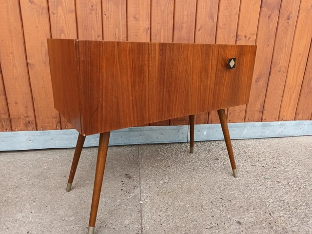Credenza cassettiera vintage anni 60 retrò noce danese credenza anni 60 2