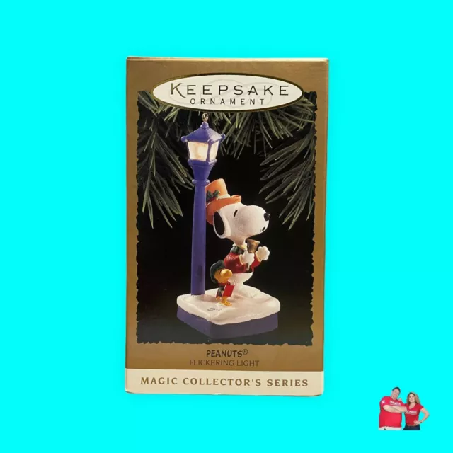 Hallmark Keepsake Ornament Peanuts Flickering Light Magic Collectors Series 1994