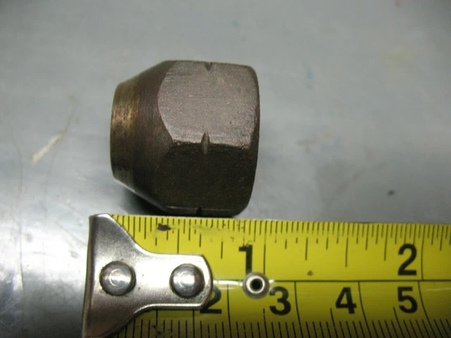 Alfa  Romeo  Giulia Giulietta  Brass Lug  Nut  Left  Hand  Original  Italy