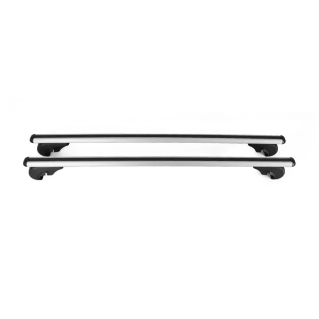 Barres de toit Transversales pour Nissan Navara 2005-2014 Aluminium Argent